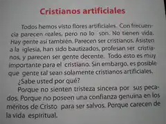 cristianos artificiales