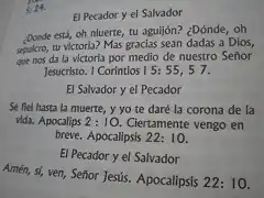 el pecador y el salvador