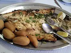 Oblada plancha con patatas