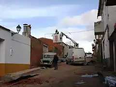 reparaciones en la calle del Higueral
