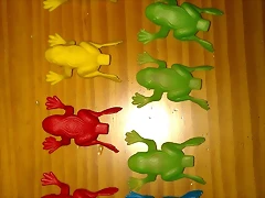 ranas plasticas.