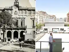 Barcelona Antigua Casa Consistorial a la pl. Nu?ez de Arce (actual Joaquim Folguera) 1964