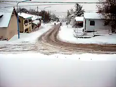 Nieve en Ushuaia, Tierra del Fuego, Patagonia