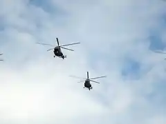 helicopteros  semar desfile 2009