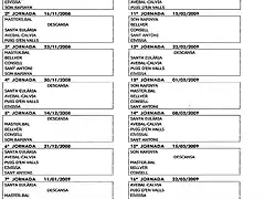 calendario liga 08-09