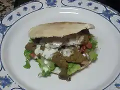 kebab de ternera