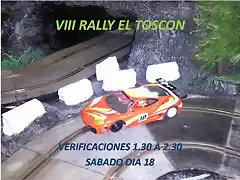 VIII RALLYE EL TOSCON