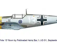 Bf-109-E3 - Heinz Bar