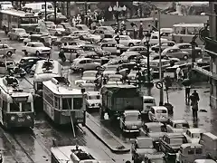 Barcelona Pl. de Catalunya foto P?rez de Rozas 1963