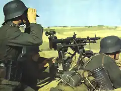 Puesto de ametralladora del ejercito alemn en la WWII