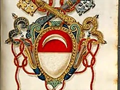 Escudo papal del papa luna