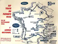 TdF'70 - parcours