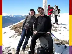 Kamarada Fuentes y Tetona en la cima