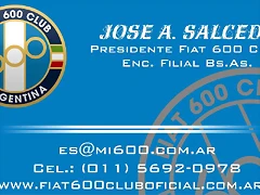 Tarjetas F600C BAIRES 2017