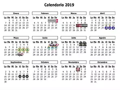 plantilla calendario