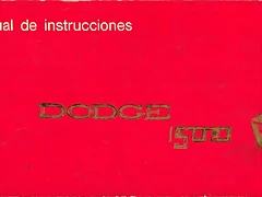 Manual Dodge 1500 78-79_0001 Manual Dodge 1500 78-79_0001