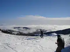 empezando ajugar con la nieve