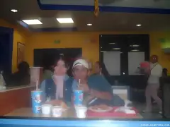 Comiendo en KFC