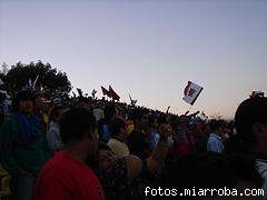 Ambiente en estadio CREA