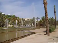 fuente en el paseo de salou