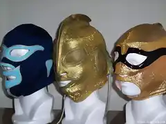 Mascaras usadas por el luchador.