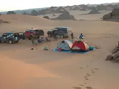 Campamento en el Akakus IMPRESIONANTE