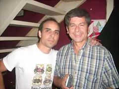 Pablo Padín con Miguel de Radio Queen Pablo Padín con Miguel de Radio Queen
