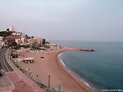 VISTA DE SANT POL DESDE EL MAR VISTA DE SANT POL DESDE EL MAR