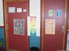 puertas baos dentro de clase