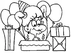 Niña cumpleaños Niña cumpleaños