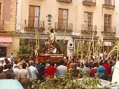 La Borriquita por la Plaza del Ayuntamiento
