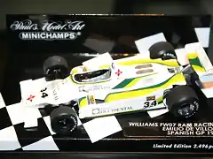 Villota Williams FW07 1980 ESpaa GP