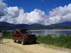 EN LA LAGUNA AZUL-TARAPOTO-PERU ( ANTES DE PINTARLO)