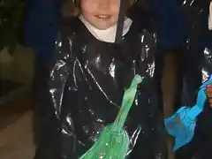 Una brujita buena  el dia del hallowey