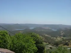 Pantano de Zufre visto desde el mirador del pueblo Pantano de Zufre visto desde el mirador del pueblo
