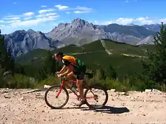 subiendo la collada del fito desde la braa