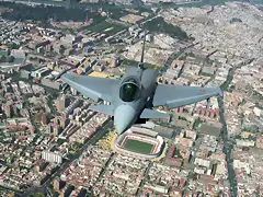 Eurofighter sobre Sevilla