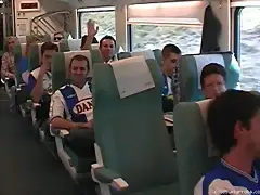 En el tren iniciant un gran dia En el tren iniciant un gran dia