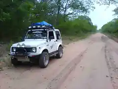 en el camino de viaje