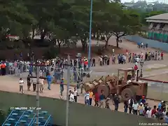 La gente vino fiel al estadio, pero al final se tuvieron que conformar con un empate...