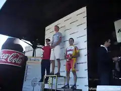 Podium en Benabarre