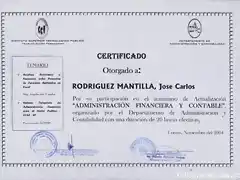 certificado de AFC