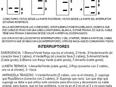 Cableado interruptores SJ410