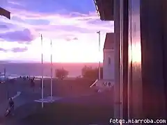 Puesta de sol en Biarritz