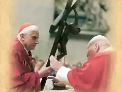 Juan Pablo II y Benedicto XVI