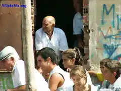 Controlando la vaquilla desde el toril