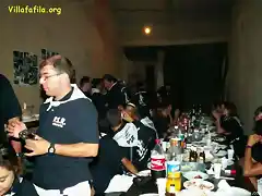 Otro momento mas de una cena en Agosto de 2005