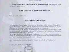 Certificado de Conferenia en IPAE