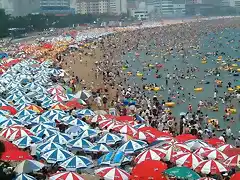 playa abarrota