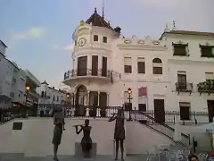 Casino de Aracena y plaza central-Febrero 2014